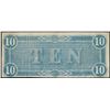 Image 2 : 1864 $10 Confederate States of America Note