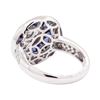 Image 3 : 18KT White Gold 2.19 ctw Sapphire and Diamond Ring