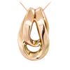 Image 2 : 14KT Rose Gold Electroformed Pendant with Chain