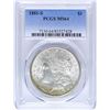 Image 1 : 1881-S $1 Morgan Silver Dollar Coin PCGS MS64 Nice Toning