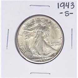 1943-S Walking Liberty Half Dollar Coin