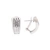 Image 2 : 14KT White Gold 1.35 ctw Diamond Clip Style Earrings