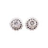 Image 1 : 14KT White Gold 1.00 ctw Diamond Earrings