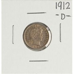1912-D Barber Dime Coin