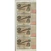 Image 1 : Uncut Sheet of (4) State of Louisiana Baby Bond Obsolete Notes