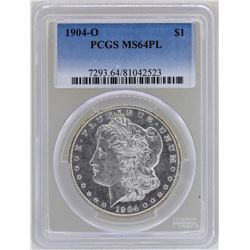 1904-O $1 Morgan Silver Dollar Coin PCGS MS64PL