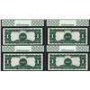 Image 2 : Cut Sheet of (4) 1899 $1 Black Eagle Silver Certificate Notes PCGS New 63PPQ/64/
