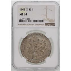 1902-O $1 Morgan Silver Dollar Coin NGC MS64