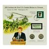 Image 4 : Group of (4) Kennedy Half Dollar Coin & Stamp Commemorative Sets