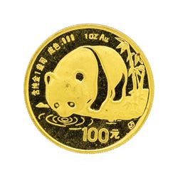 1987 China 100 Yuan Panda Gold Coin