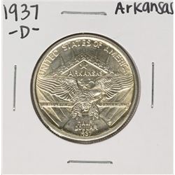 1937-D Arkansas Centennial Commemorative Half Dollar Coin