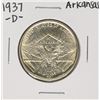 Image 1 : 1937-D Arkansas Centennial Commemorative Half Dollar Coin