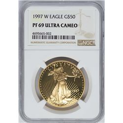 1997-W $50 American Gold Eagle Coin NGC PF69 Ultra Cameo