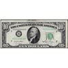Image 1 : 1950 $10 Federal Reserve Note ERROR Double Gutter Fold