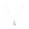 Image 1 : Cartier 18KT Yellow and White Gold Double Heart Pendant with Chain