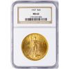 Image 1 : 1927 $20 St. Gaudens Double Eagle Gold Coin NGC MS62