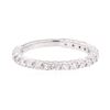 Image 1 : 14KT White Gold 0.52 ctw Diamond Ring