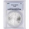 Image 1 : 2009 $1 American Silver Eagle Coin PCGS MS70