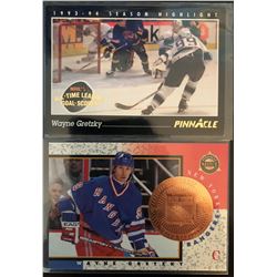 1993-94 Pinnacle Wayne Gretzky Card #512, And