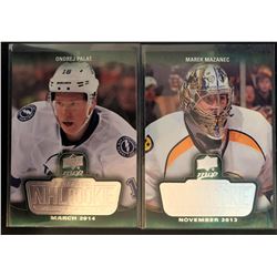 2013-14 MVP Rookie Of The Month X 2 Ondrej Palat, And