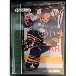 2015-16 Parkhurst Rookie Jack Eichel Card #PR-2