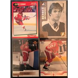 Steve Yzerman 4 Card Lot 2005-06 Heroes And Prospects
