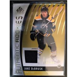2017-18 SP Game Used Rookie Jersey Jake Debrusk