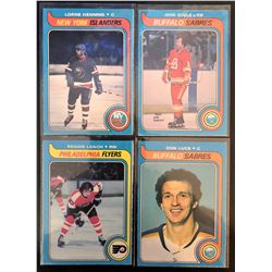 1979-90 O-Pee-Chee X 4 Reggie Leach #95, Don Luce #194