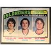 1976-77 Topps Clark Gillies, Bryan Trottier, Billy Harris