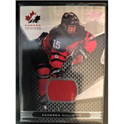 2018 Upper Deck Team Canada Jersey Cameron Hillis
