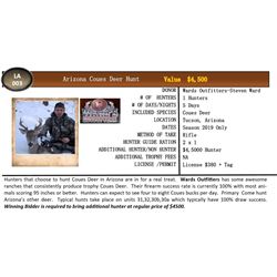 Arizona Coues Deer Hunt for 2 Hunters