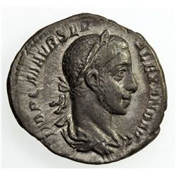 ROMAN EMPIRE: Severus Alexander, 222-235 AD, AR Denarius (2.69g), Rome, 227. VF