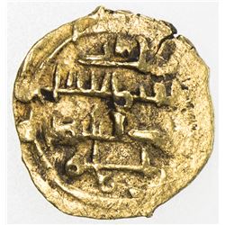 AMIRID OF VALENCIA: 'Abd al-'Aziz al-Mansur, 1021-1061, AV fractional dinar (0.52g), NM, ND. EF