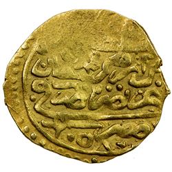 OTTOMAN EMPIRE: Mehmet IV, 1648-1687, AV sultani (3.32g), Misr, AH1058. EF