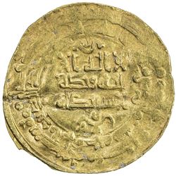 SAMANIDS: Nasr II, 914-943, AV dinar (3.67g), al-Muhammadiya, AH318. VF
