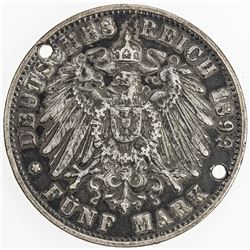 GERMANY: AR love token, 1936. VF