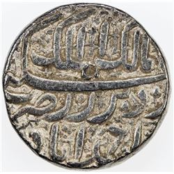 MUGHAL: Selim Shah (Jahangir), 1605, AR rupee (11.35g), Ahmadabad, year 50 (of Akbar) Khurdad, VF-EF