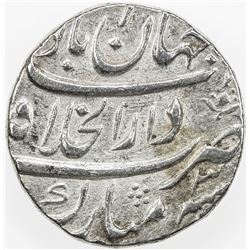 MUGHAL: Shah Alam Bahadur, 1707-1712, AR rupee, Shahjahanabad, AH1121 year 3. EF