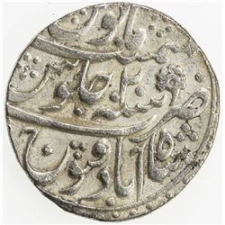 MUGHAL: Muhammad Shah, 1719-1748, AR rupee (11.03g), Shahabad Qanauj, AH115x year 20. VF-EF