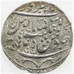 MUGHAL: Shah Alam II, 1759-1806, AR rupee (11.07g), Saharanpur, AH(12)18 year 45. EF