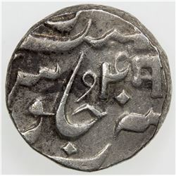 BARODA: Manaji Rao, 1789-1793, AR rupee (11.50g), Baroda, year 4. VF-EF