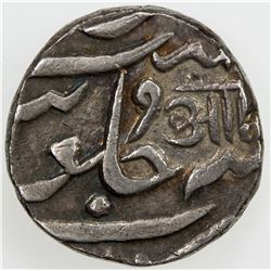 BARODA: Anand Rao, 1800-1819, AR rupee (11.37g), Petlad, ND. VF-EF