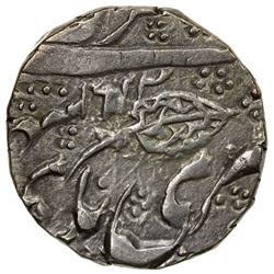 KASHMIR: Ranbir Singh, 1857-1885, AR 1/2 rupee (5.30g), Srinagar, VS1924. VF