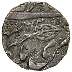 KASHMIR: Ranbir Singh, 1857-1885, AR 1/2 rupee (5.30g), Srinagar, VS1924. VF