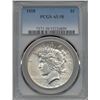 Image 1 : 1928 $1 Peace Silver Dollar Coin PCGS AU58
