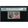 Image 1 : 25 Cent Fractional Note PMG 64EPQ