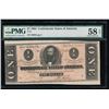 Image 1 : 1864 $1 Confederate States of America Note PCGS 58EPQ