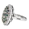 Image 2 : 18KT White Gold 2.51ctw Alexandrite and Diamond Ring