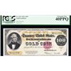 Image 1 : 1922 $100 Gold Certificate PCGS 40PPQ