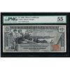 Image 1 : 1896 $1 Educational Silver Certificate PMG 55